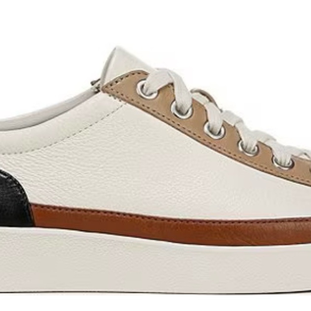 Vionic Women's White, Brown, and Black Sneakers - Picture 4 of 9